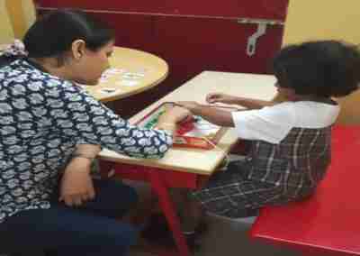 Students collaborating in the Learning Lab