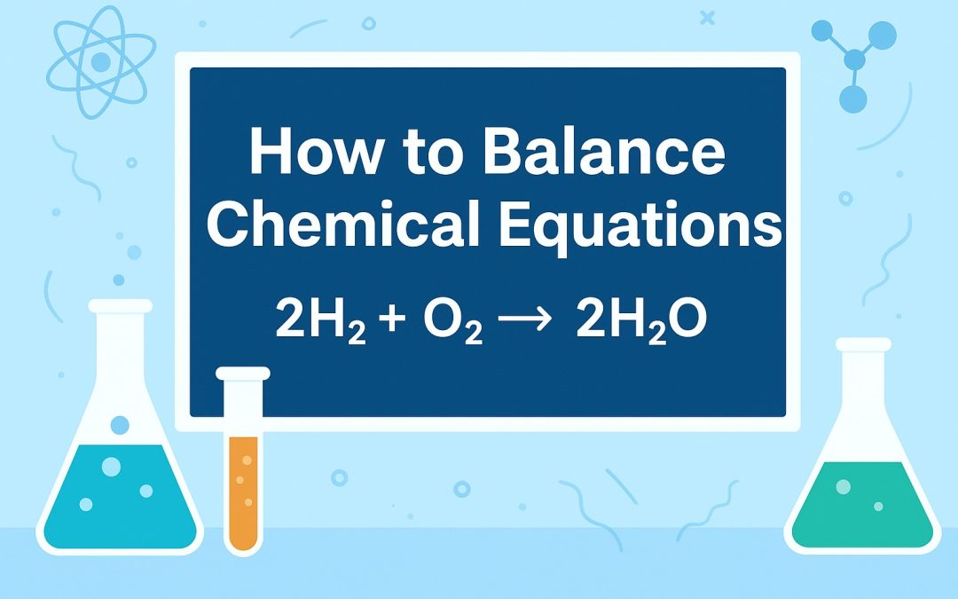 How to Balance Chemical Equations in 5 Steps