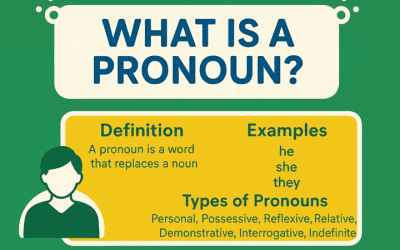 What Is a Pronoun? Meaning, Types & Examples