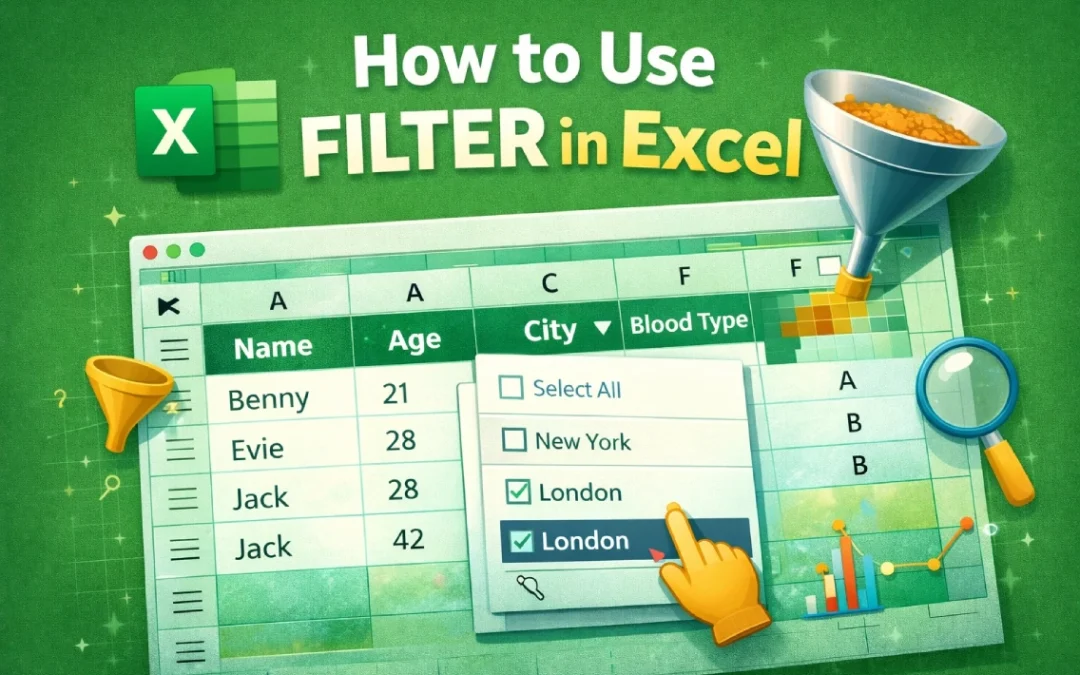 How to Use FILTER in Excel Step-by-Step Guide
