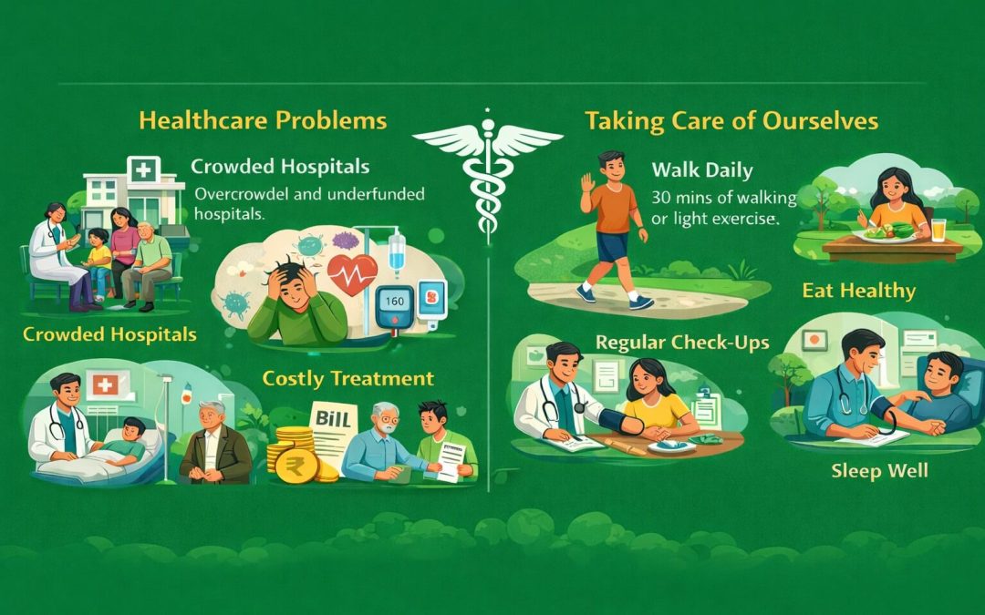 Healthcare Problems in India and How We Can Take Care of Ourselves