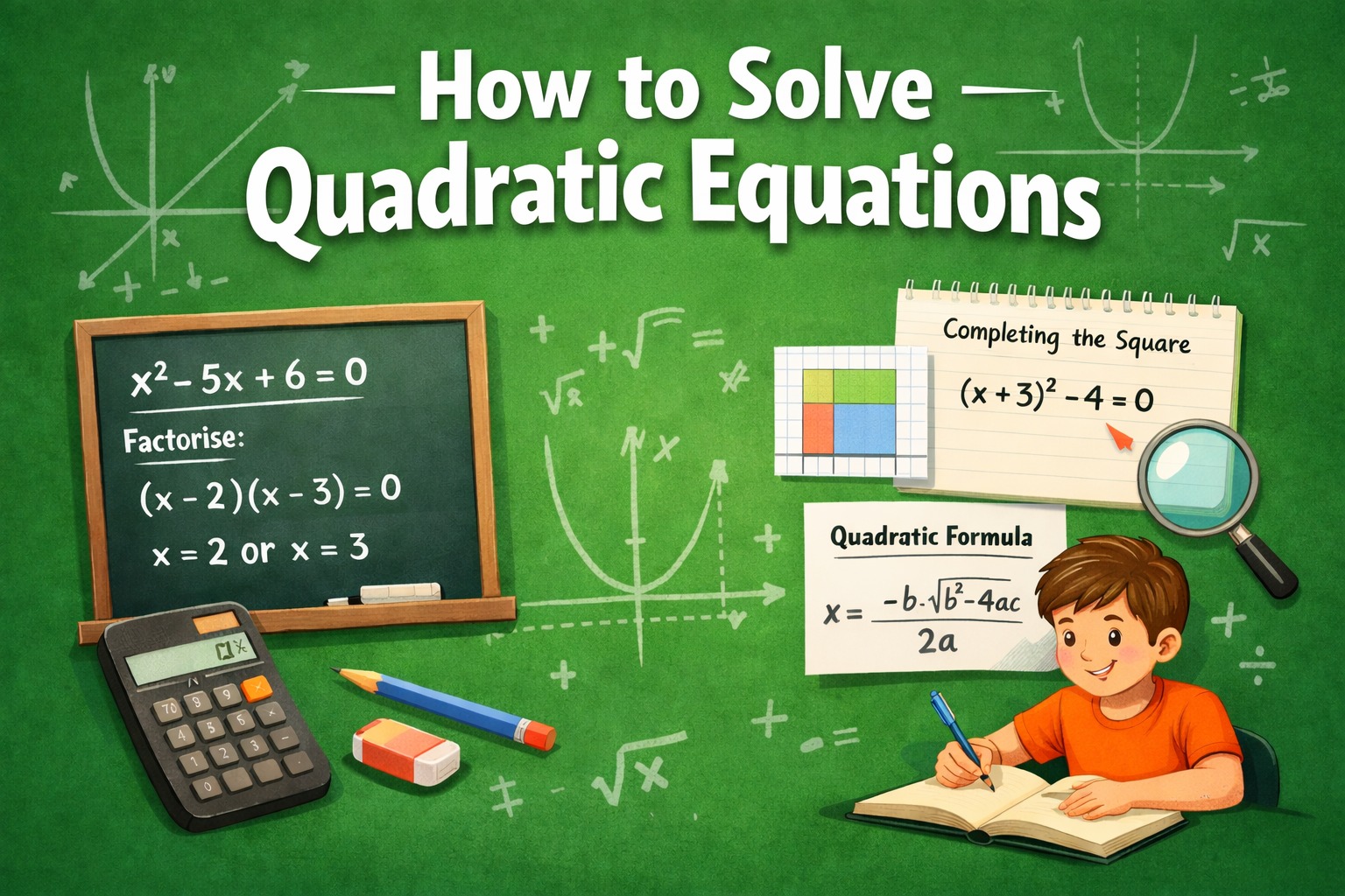 How to Solve Quadratic Equations Step by Step How to Solve Quadratic Equations Step by Step