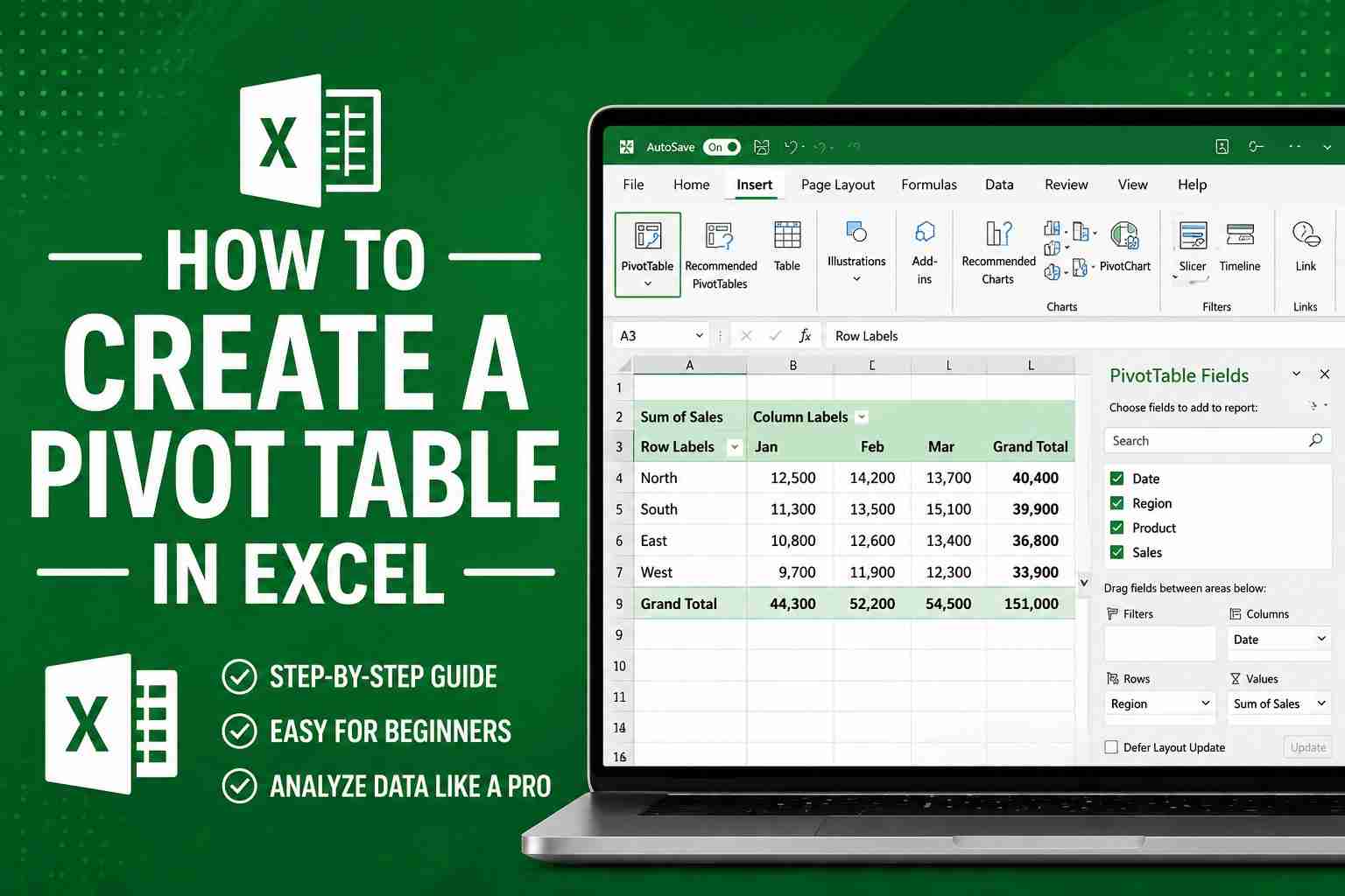 How to Create a Pivot Table in Excel How to Create a Pivot Table in Excel